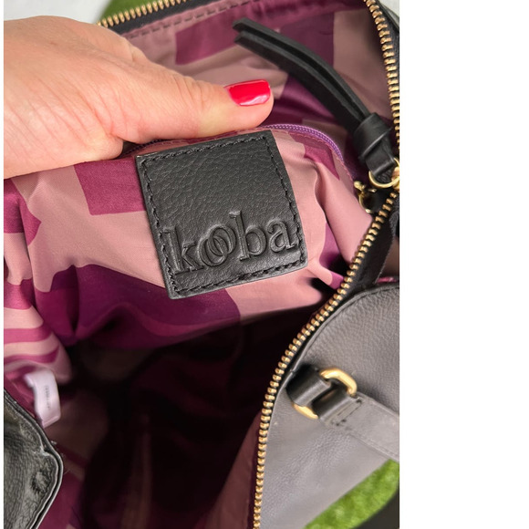 Kooba Everetti Black Leather Fringed Tote Satchel Bag - Perfect Condition - Picture 17 of 17